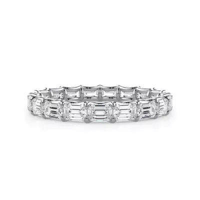 East-West Emerald-Cut Diamond U-Prong Eternity Ring (2.00ct. tw.)