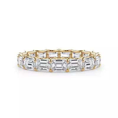 East-West Emerald-Cut Diamond U-Prong Eternity Ring (3.00ct. tw.)