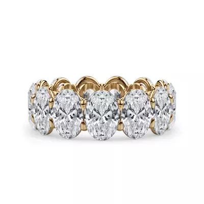 Oval Cut Diamond Eternity Ring (9.5 ct. tw.)