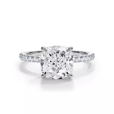 Setting Bellora Pavé Hidden Halo Lab