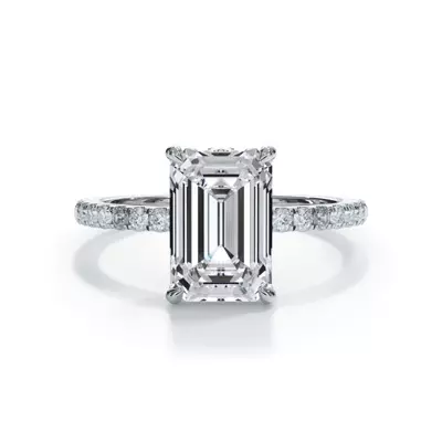 Setting Bellora Pavé Hidden Halo Lab