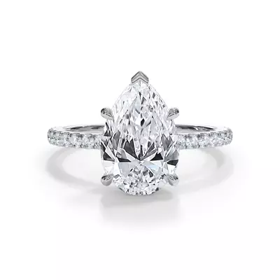 Setting Bellora Pavé Hidden Halo Lab