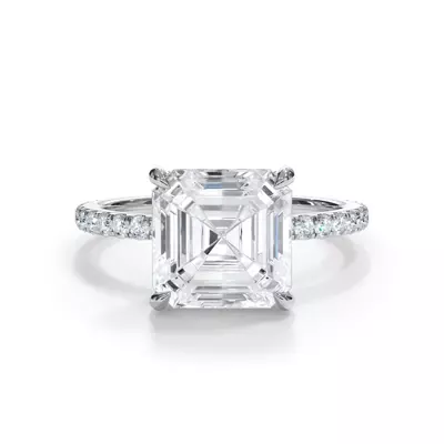 Setting Bellora Pavé Hidden Halo Lab