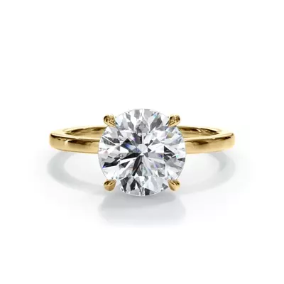 Bellora Hidden Halo Lab Engagement Ring