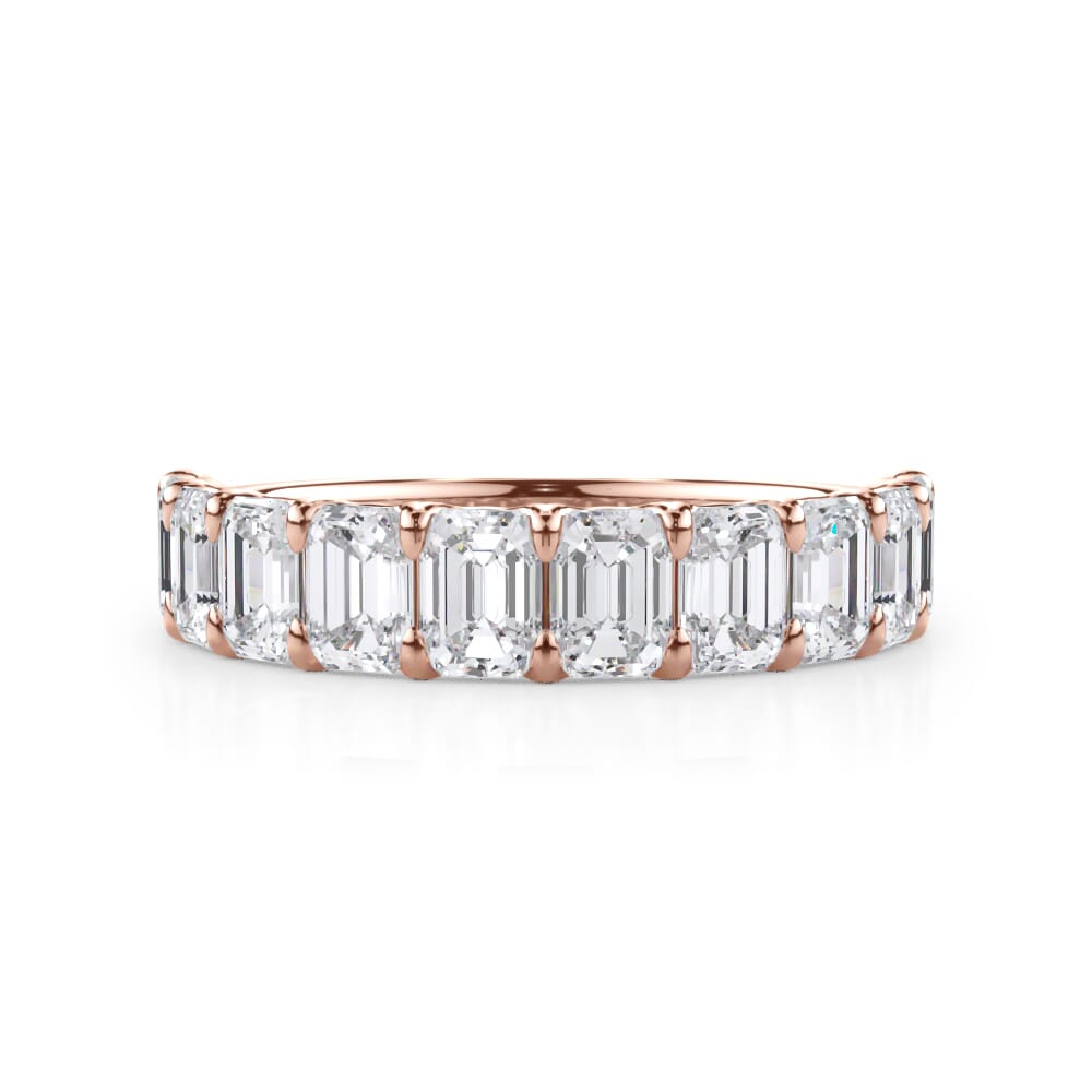 Emerald-Cut Lab Diamond Scalloped Band (2.40 ct. tw.)