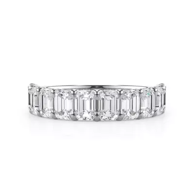 Emerald-Cut Diamond Scalloped Band (2.40 ct. tw.)