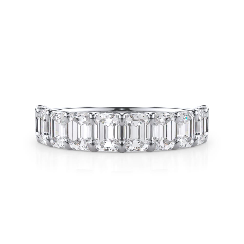 Emerald-Cut Diamond Scalloped Band (2.40 ct. tw.)