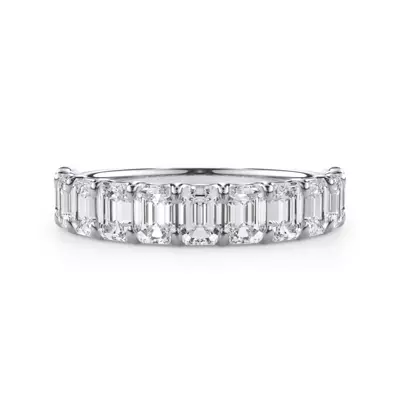 Emerald-Cut Diamond Scalloped Band (2.00 ct. tw.)