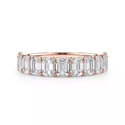 Emerald-Cut Diamond Scalloped Band (2.00 ct. tw.)