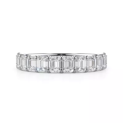 Emerald-Cut Diamond Scalloped Band (1.50 ct. tw.)