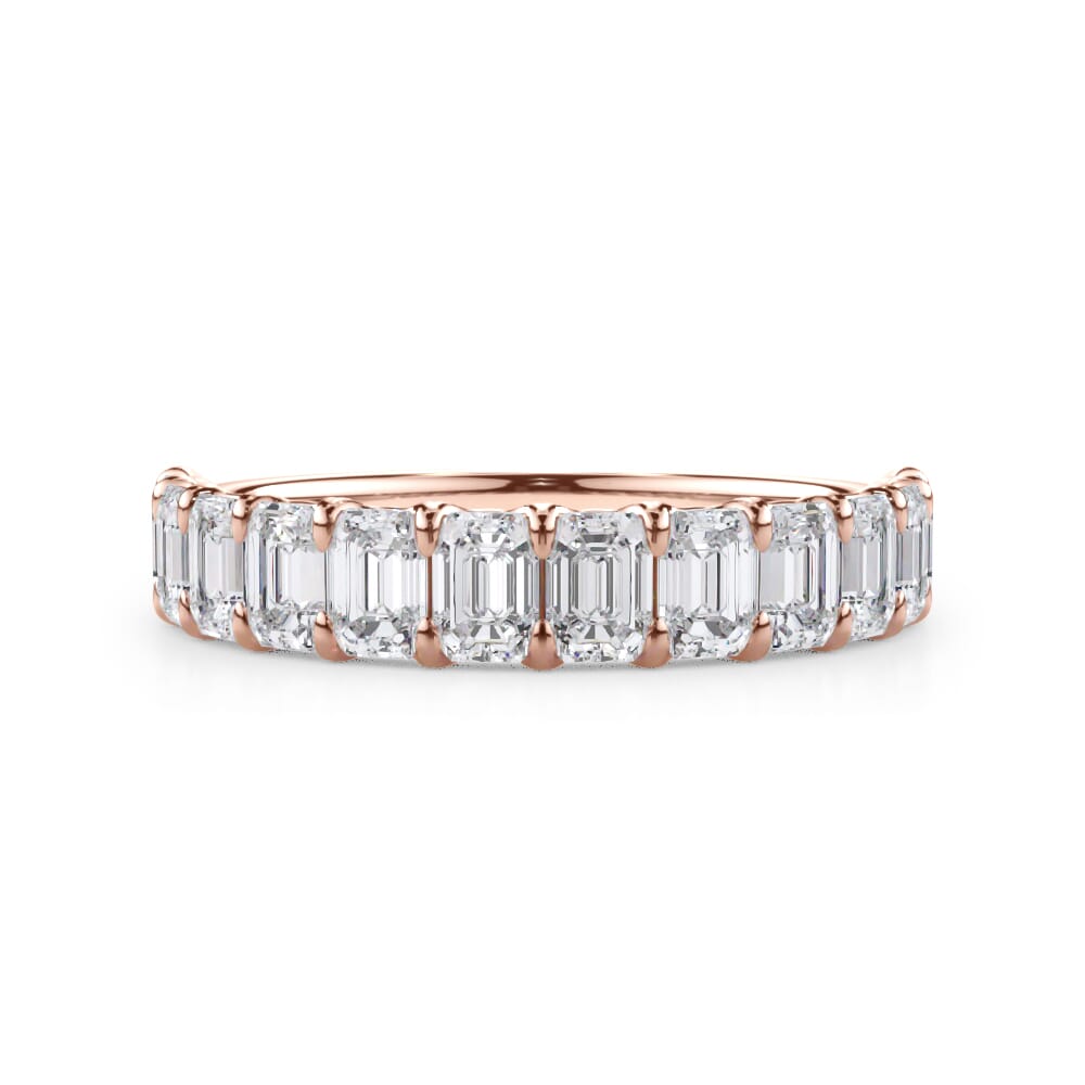 Emerald-Cut Lab Diamond Scalloped Band (1.80 ct. tw.)
