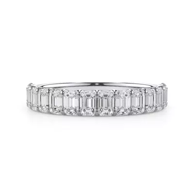 Emerald-Cut Diamond Scalloped Band (1.40 ct. tw.)