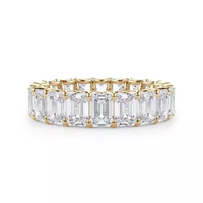U-Prong Emerald-Cut Diamond Eternity Band (5.00ct. tw.)