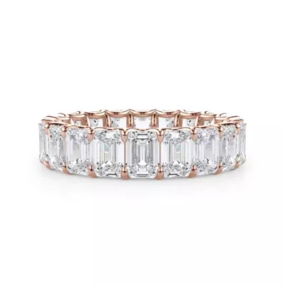 U-Prong Emerald-Cut Diamond Eternity Band (5.00ct. tw.)