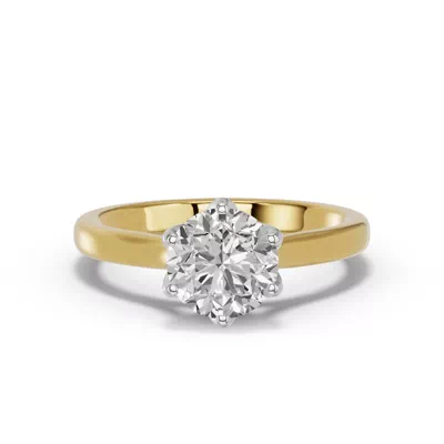 Marigold Tulip Engagement Ring (2mm)