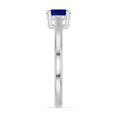 Oval Sapphire East-West Ring