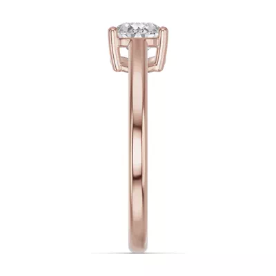 Pear-Shaped Lab Diamond East-West Ring