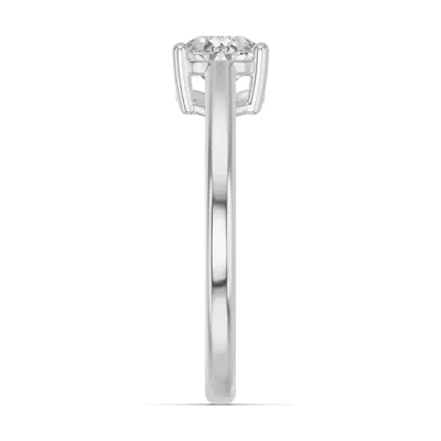 Pear-Shaped Lab Diamond East-West Ring