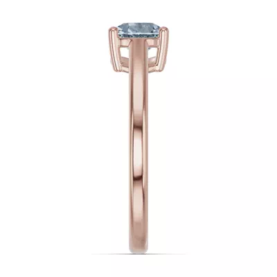 Pear-Shaped Aquamarine East-West Ring
