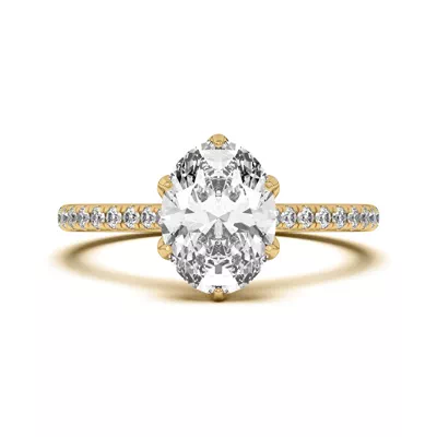 Setting Marigold Tulip Inspired 6 Prong Lab