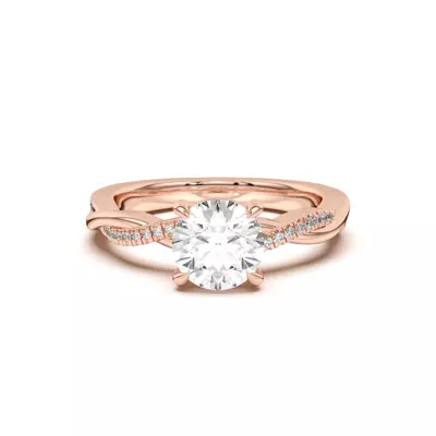 Hana Diamond Twist Engagement Ring