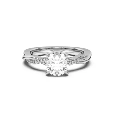 Hana Diamond Twist Engagement Ring
