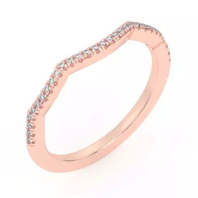 Hana Diamond Curved Band