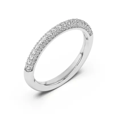 Ivana Triple Row Diamond Band