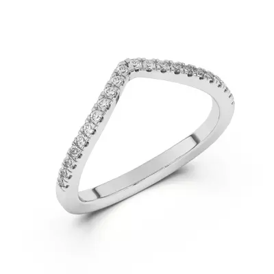 Nadine Pavé Chevron Band