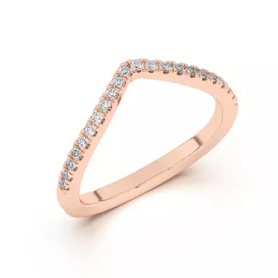 Nadine Pavé Chevron Band