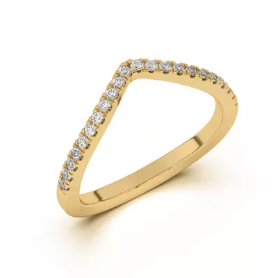 Nadine Pavé Chevron Band