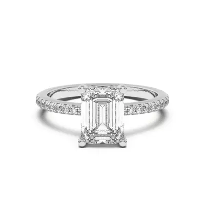 Setting Marie Classic Hidden Halo Pavé