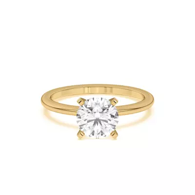 Ally Classic Solitaire Engagement Ring (1.4mm)