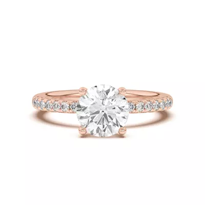 Britta Pavé Hidden Circlet And Band Engagement Ring