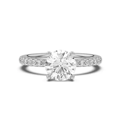 Britta Pavé Hidden Circlet And Band Engagement Ring