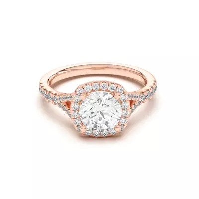 Sue Timeless Halo Engagement Ring