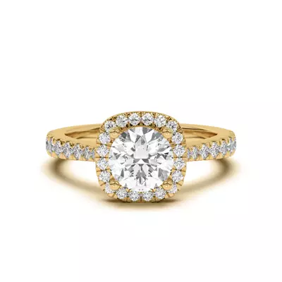 Cici Halo Engagement Ring