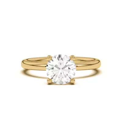 Briana Hidden Pavé Circlet Engagement Ring