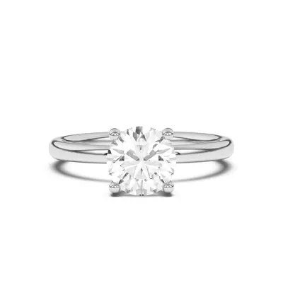Briana Hidden Pavé Circlet Engagement Ring