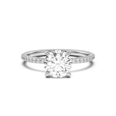 Alara Pavé Collar Engagement Ring