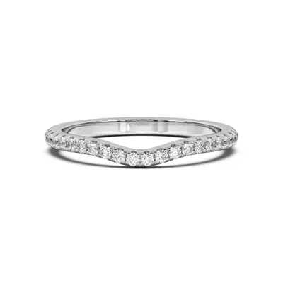 Tanya Curved Pavé Band