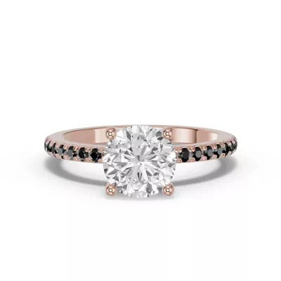 Spectra Black Diamond Engagement Ring