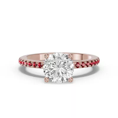 Spectra Garnet Engagement Ring