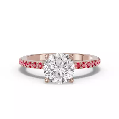 Spectra Ruby Engagement Ring