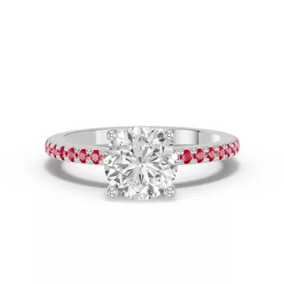 Spectra Ruby Engagement Ring