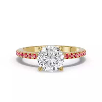 Spectra Ruby Engagement Ring