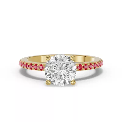 Spectra Ruby Engagement Ring