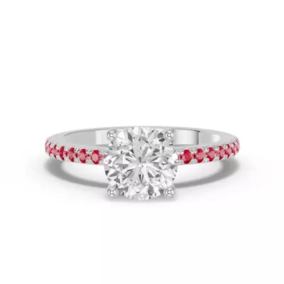 Spectra Ruby Engagement Ring