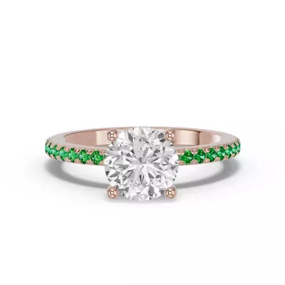 Spectra Tsavorite Engagement Ring