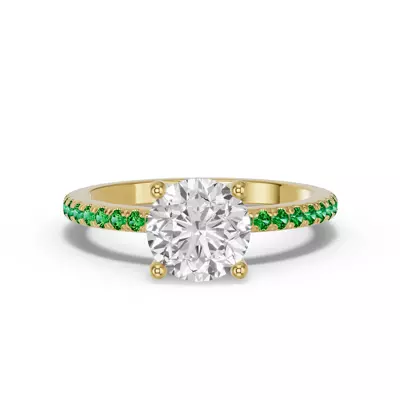 Spectra Tsavorite Engagement Ring